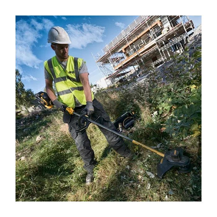 Триммер садовый DeWALT 54 В, 3Ah, леска 2 мм, 38 см, нож (DCM571X1) изображение 5