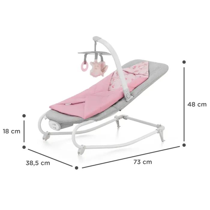 Кресло-качалка Kinderkraft шезлон Felio 2 Forest Yellow (5902533921102) изображение 12