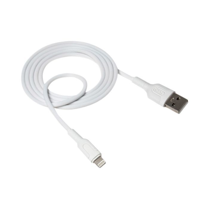 Дата кабель USB 2.0 AM to Lightning 1.0m NB212 2.1A Black XO (XO-NB212i-BK)