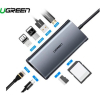 Концентратор Ugreen USB3.0 Type-C to USB 3.0x3/HDMI/RJ45/SDTF/PD CM121 (50538) изображение 3