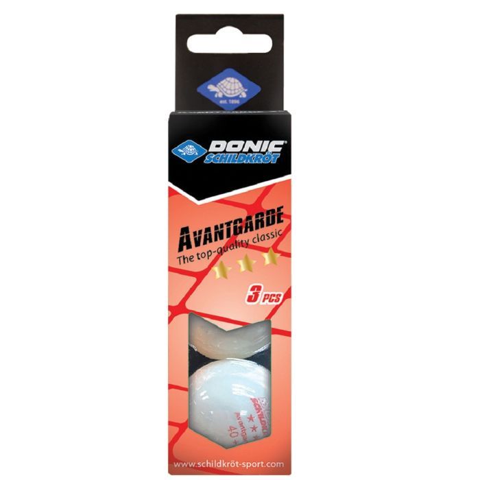 Мячик для настольного тенниса Donic Advantgarde 3* 40+ 3шт (608334-40+) изображение 3