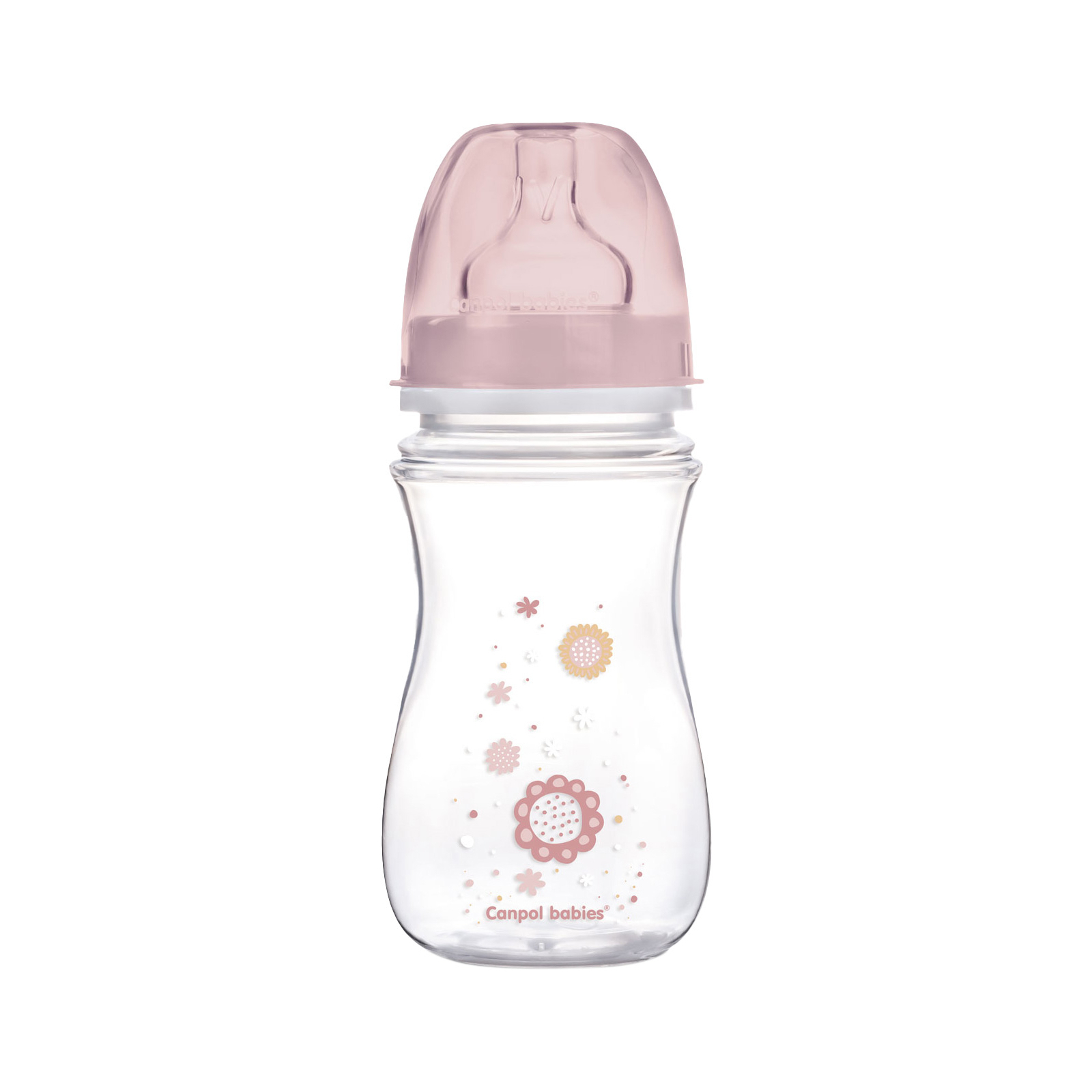 Бутылочка для кормления Canpol babies антиколиковая EasyStart Newborn baby с широк.отверст. 240 мл (35/217_blu)