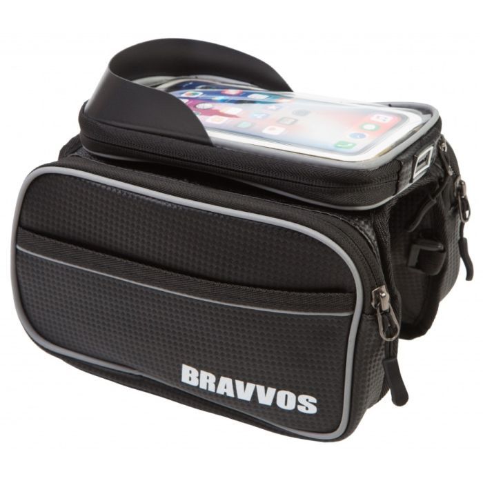 Велосумка нарамная Bravvos QJ-001 Black (BIB-058)