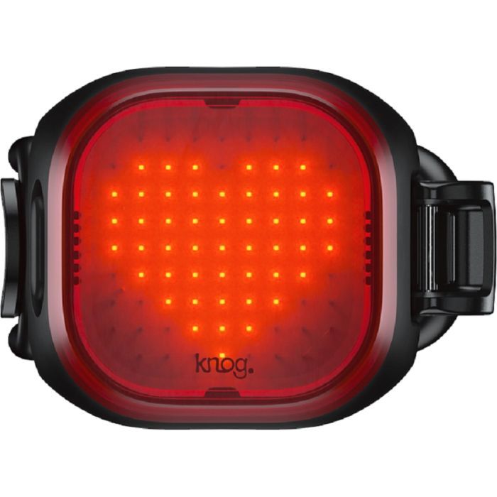 Задняя велофара Knog Blinder Mini Love Rear 30 Lumens Black (12987)