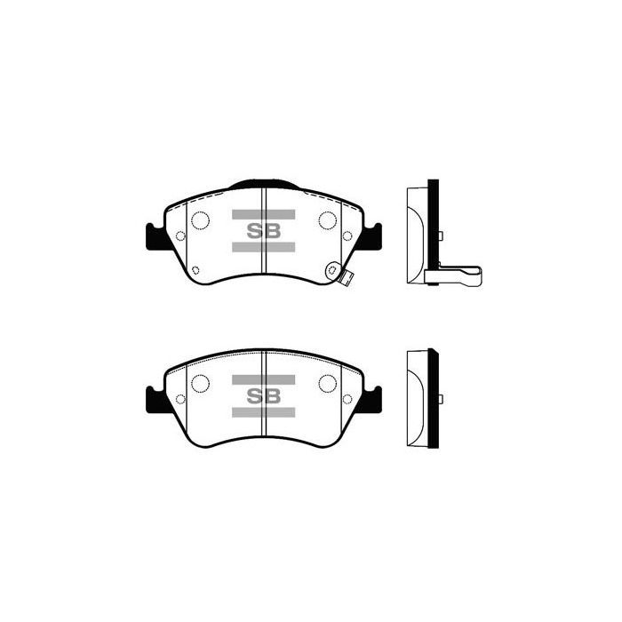 Тормозные колодки HI-Q SP1500