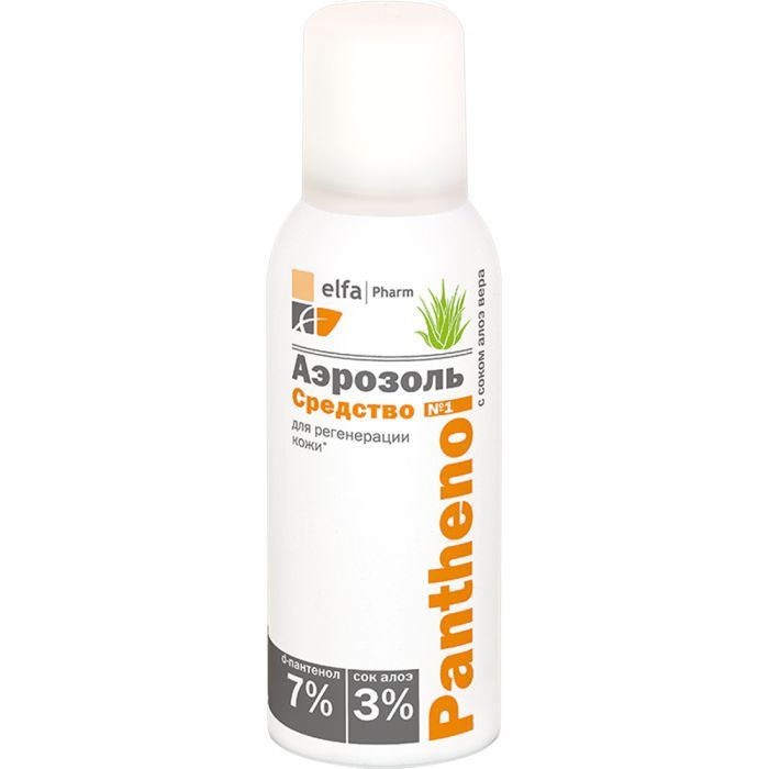 Средство после загара Elfa Pharm Panthenol Аэрозоль с соком алоэ вера 150 мл (5901845500623)
