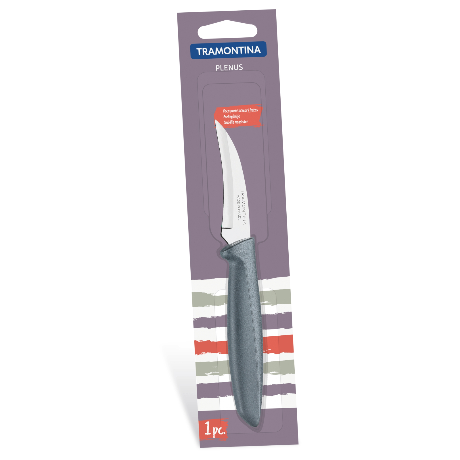 Кухонный нож Tramontina Plenus Grey 76 мм (23419/163) изображение 3