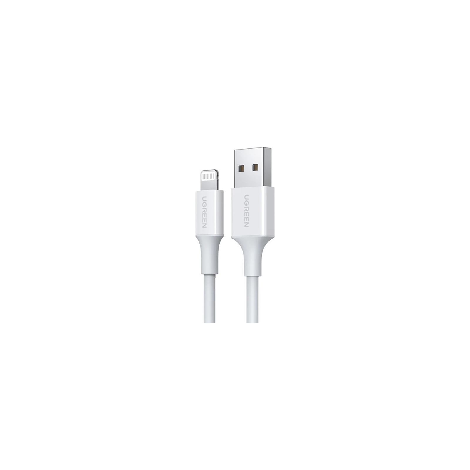 Дата кабель USB 2.0 AM to Lightning 1.0m US155 MFI White Ugreen (US155/20728)