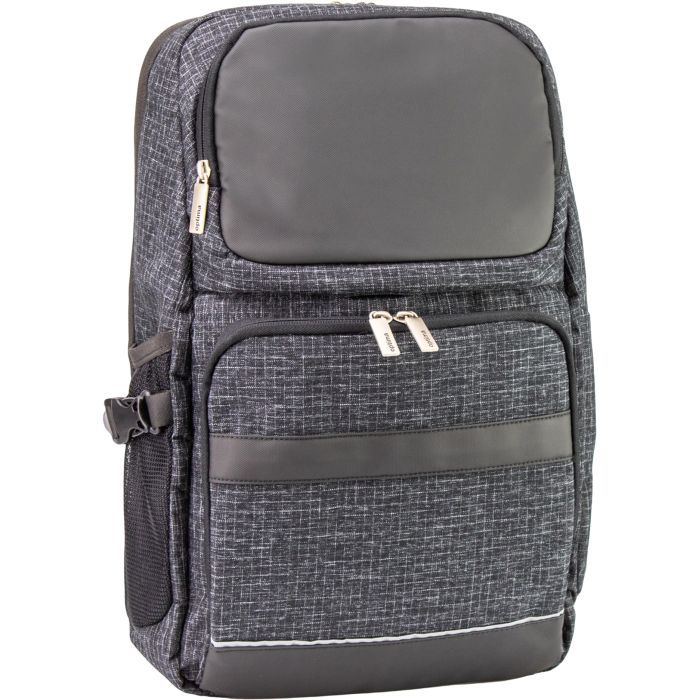 Рюкзак школьный Optima 18.5" Techno мужской 0.7 кг 6-15 л Серый (O96915-01)