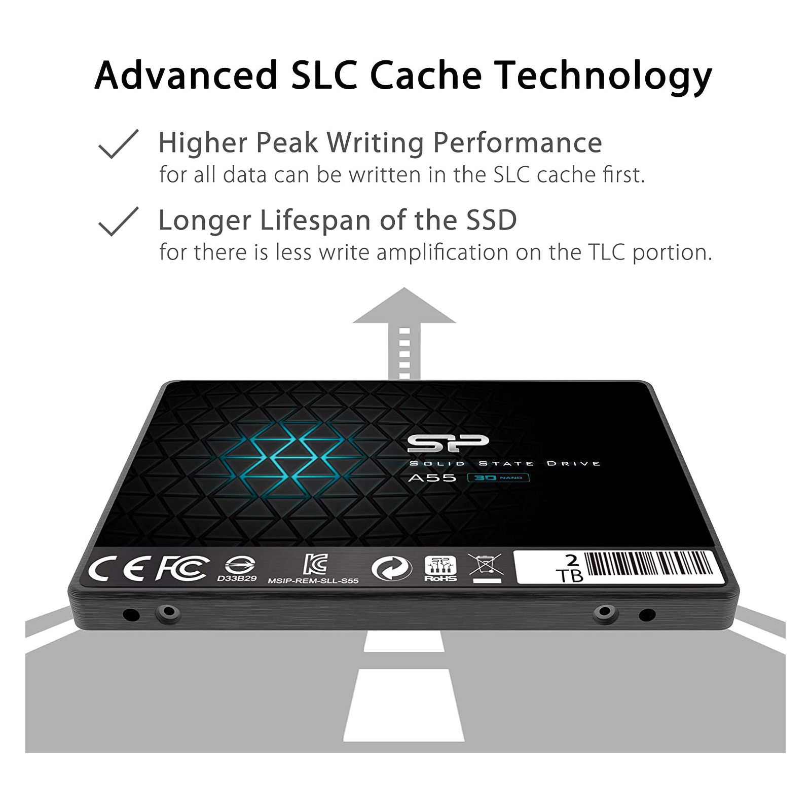 Накопичувач SSD 2.5" 256GB Silicon Power (SP256GBSS3A55S25) зображення 7