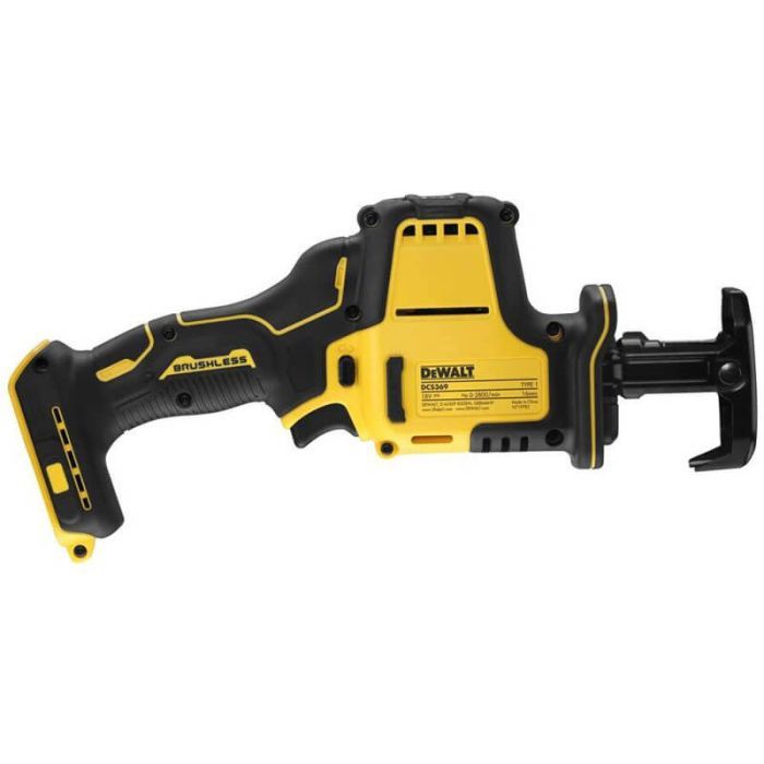Шабельна пила DeWALT 18В XR Li-lon, 0 – 2800 хід/хв, 1.43 кг, TSTAK (без АКБ та ЗП) (DCS369NT) зображення 2