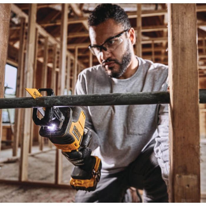 Шабельна пила DeWALT 18В XR Li-lon, 0 – 2800 хід/хв, 1.43 кг, TSTAK (без АКБ та ЗП) (DCS369NT) зображення 7