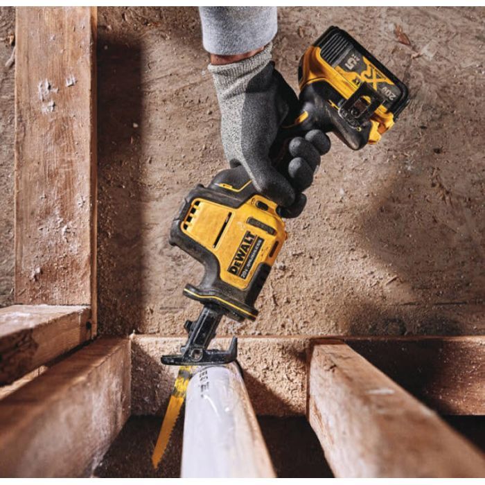 Шабельна пила DeWALT 18В XR Li-lon, 0 – 2800 хід/хв, 1.43 кг, TSTAK (без АКБ та ЗП) (DCS369NT) зображення 8