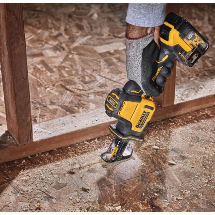 Шабельна пила DeWALT 18В XR Li-lon, 0 – 2800 хід/хв, 1.43 кг, TSTAK (без АКБ та ЗП) (DCS369NT) зображення 9