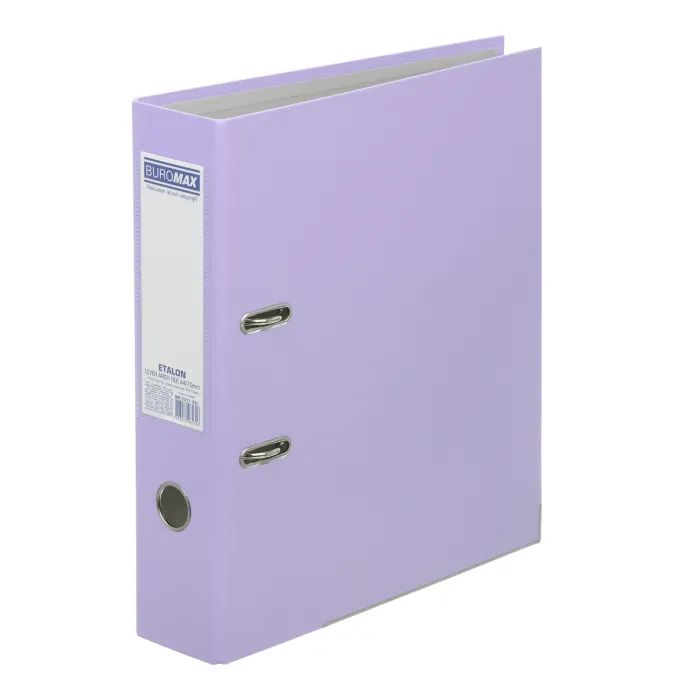 Папка - реєстратор Buromax Pastel A4 70 мм Бузкова (BM.3017-26c)
