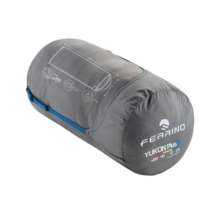 Спальный мешок Ferrino Yukon Plus SQ +7C Blue Left (86358NBBS) (929813) изображение 2
