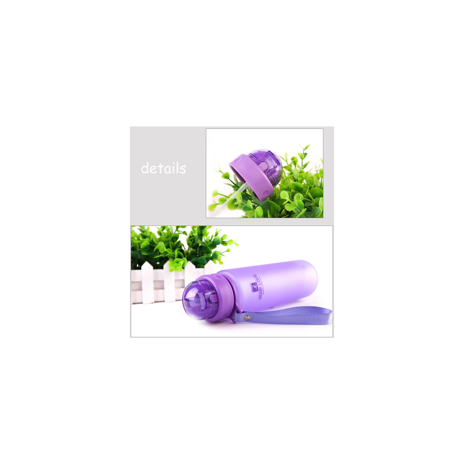 Пляшка для води Casno 560 мл MX-5029 Фіолетова (MX-5029_Purple) зображення 6