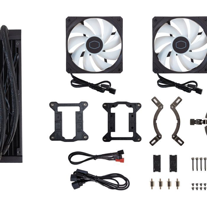 Система жидкостного охлаждения CoolerMaster MasterLiquid 240L Core ARGB (MLW-D24M-A18PZ-R1) изображение 6