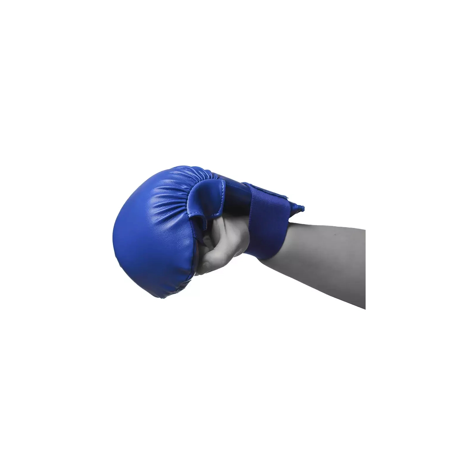 Рукавички для карате PowerPlay 3027 Сині S (PP_3027_S_Blue) зображення 4