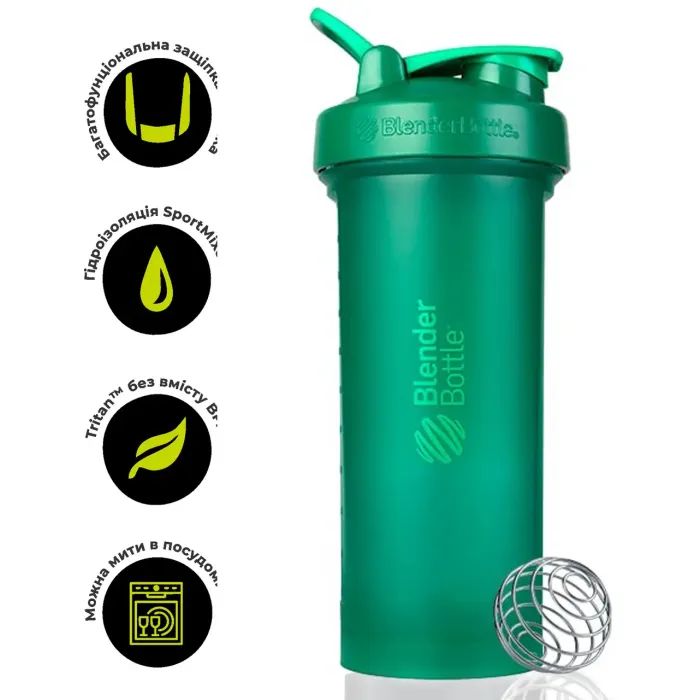 Шейкер спортивный BlenderBottle Pro45 1270ml Emerald Green (Pro45_Emerald_Green)