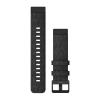 Ремешок для смарт-часов Garmin fenix 6s 20mm QuickFit Heathered Black Nylon with Black Hardware (010-12875-00)