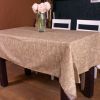 Скатерть MirSon Рогожа №202 Brown Paste 130x180 см (2200006737759)