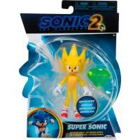 Фигурка Sonic the Hedgehog 2 W2 с артикуляцией - Соник с изумрудом 10 см (41497i) изображение 6