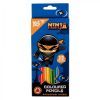 Олівці кольорові Yes 12 кол Ninja (290703)