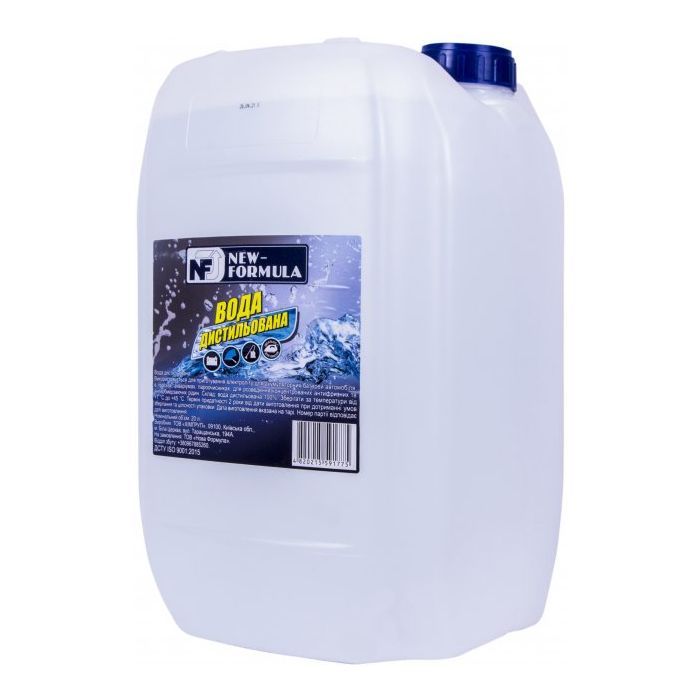 Вода дистильована NEW FORMULA 20л (4820215591775) зображення 2