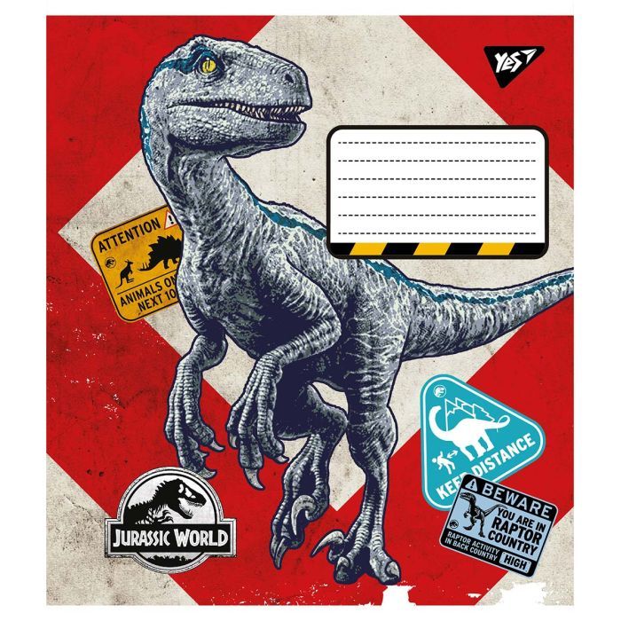 Зошит Yes А5 Jurassic world 18 аркушів, клітинка (766328) зображення 2