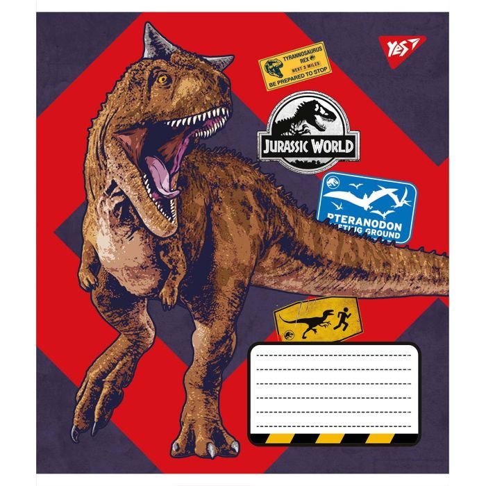 Зошит Yes А5 Jurassic world 18 аркушів, клітинка (766328) зображення 4