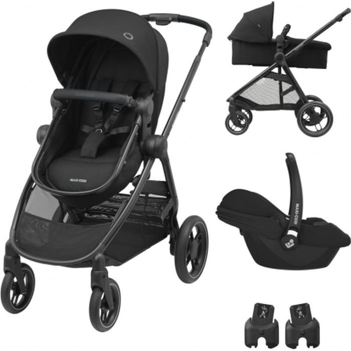 Коляска Maxi-Cosi 3 в 1 Zelia Duo (Essential Black) (1930672110)