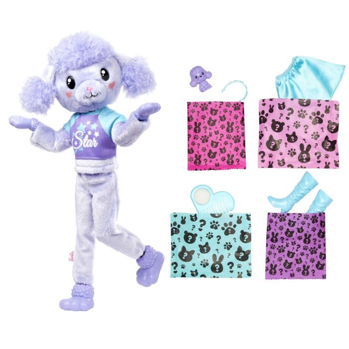 Кукла Barbie Cutie Reveal Мягкие и пушистые Пудель (HKR05) изображение 3