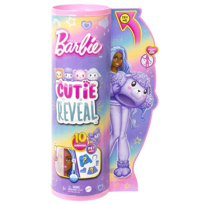 Кукла Barbie Cutie Reveal Мягкие и пушистые Пудель (HKR05) изображение 6