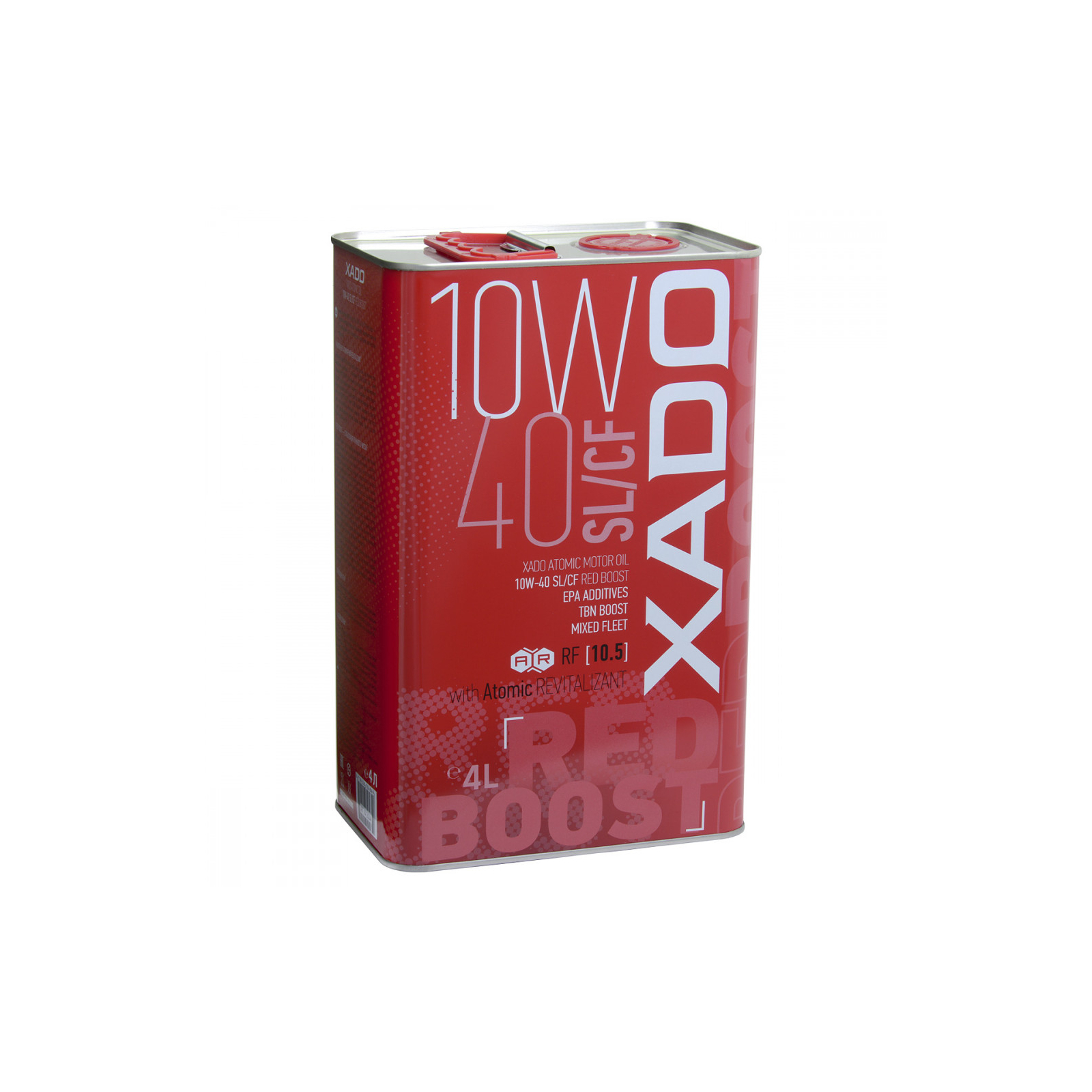 Моторна олива Xado 10W-40 SL/CF, Red Boost 4 л (ХА 26244)