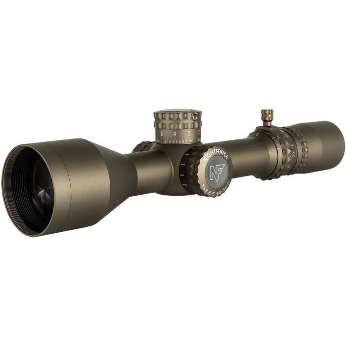 Оптический прицел Nightforce NX8 2.5-20x50 F1 ZeroS Сітка Mil-XT з підсвічуванням Earth (C665)
