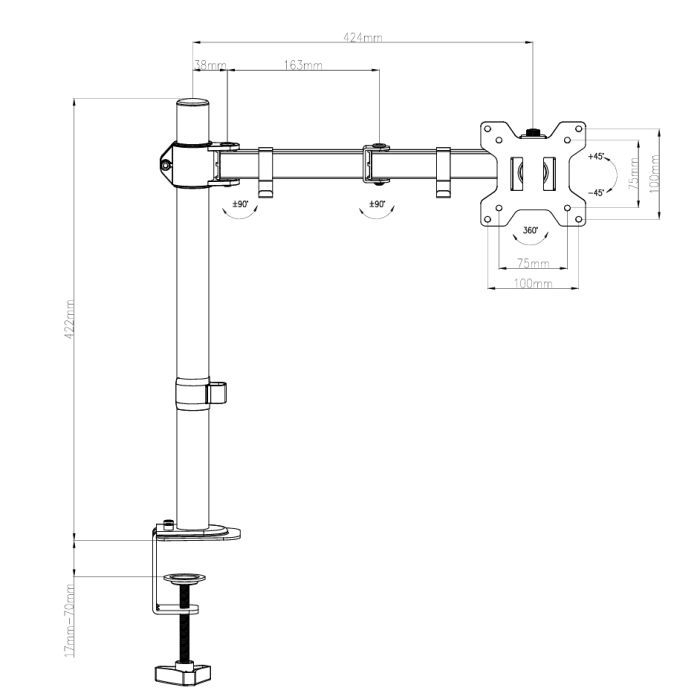 Кронштейн Vinga TD32-1051 изображение 7
