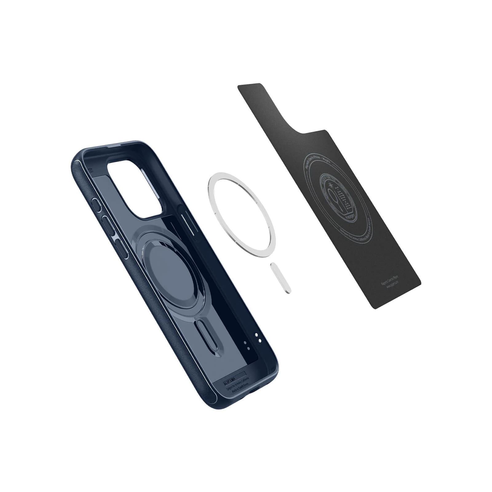 Чохол до мобільного телефона Spigen Apple iPhone 15 Pro Mag Armor MagFit Navy Blue (ACS06737) зображення 3