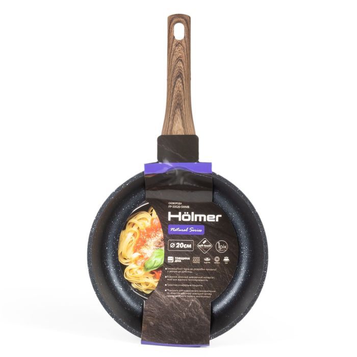 Сковорода Hölmer Natural лита 26 см (FP-33526-SWMB Natural) изображение 6