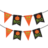 Гирлянда бумажная YES! Fun Хэллоуин "Pumpkin faces" флажков, 3м, светящиеся в темноте (801180)