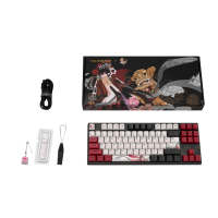 Клавиатура Varmilo VEM87 Beijing Opera 87Key EC V2 Ivy USB UA White LED Black (A33A028B1A3A17A025) изображение 2