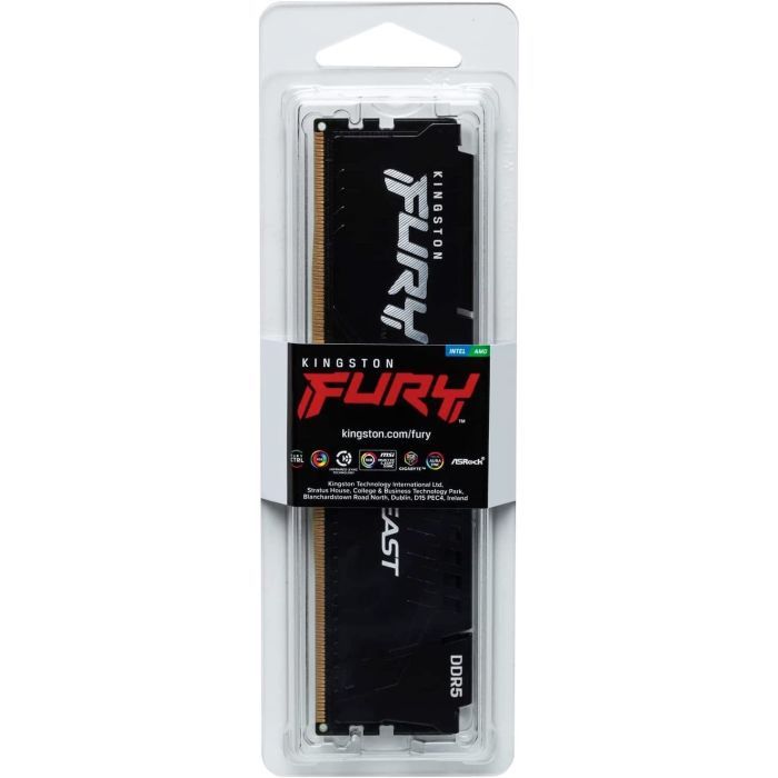 Модуль памяти для компьютера DDR5 32GB 5600 MHz Beast Black EXPO Kingston Fury (ex.HyperX) (KF556C36BBE-32) изображение 5