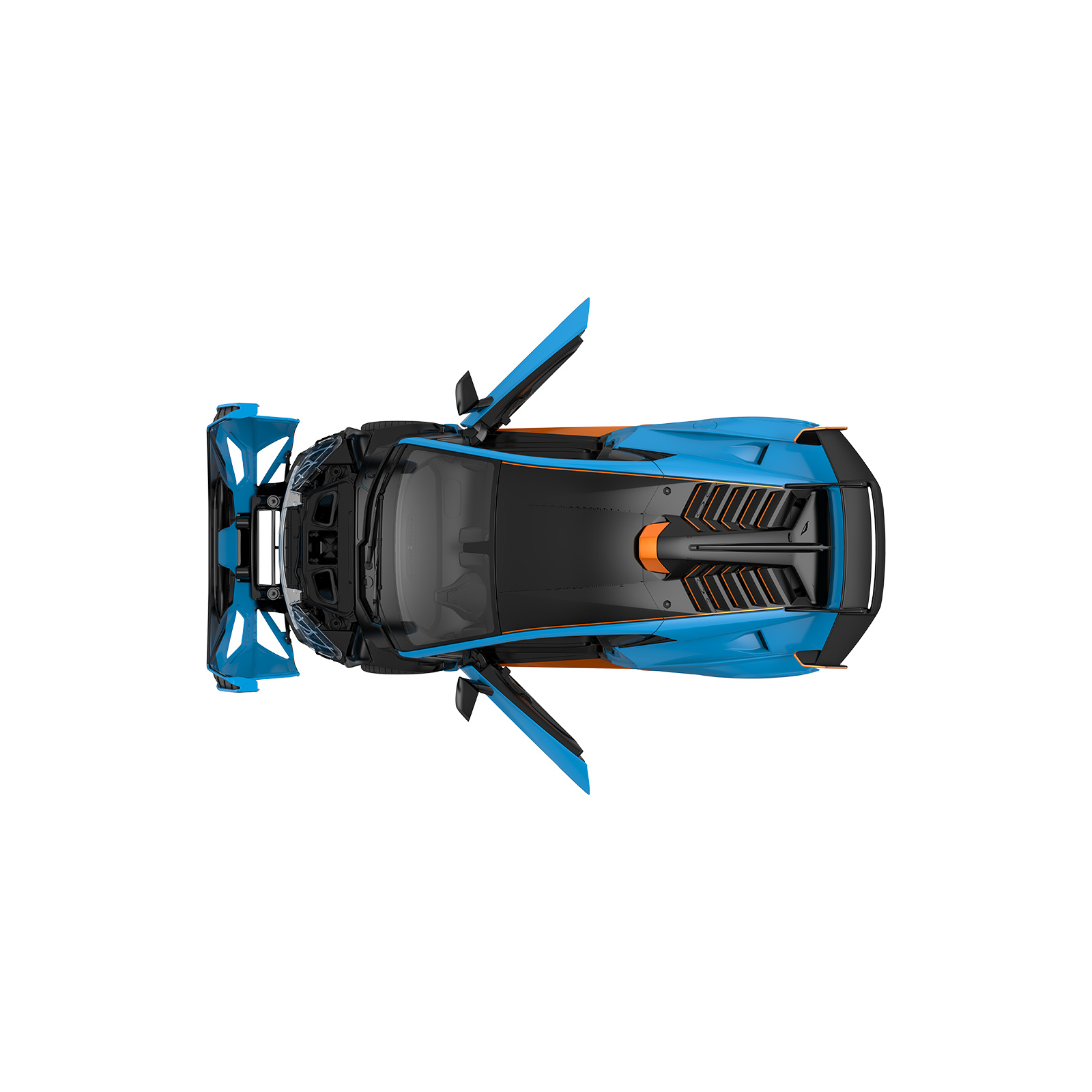 Радиоуправляемая игрушка Rastar Lamborghini Huracan STO 1:14 (98760 blue) изображение 4