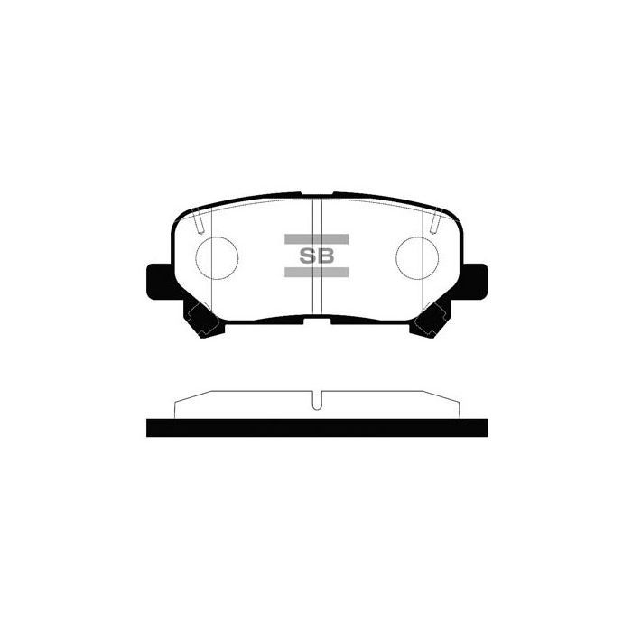 Тормозные колодки HI-Q SP1461A