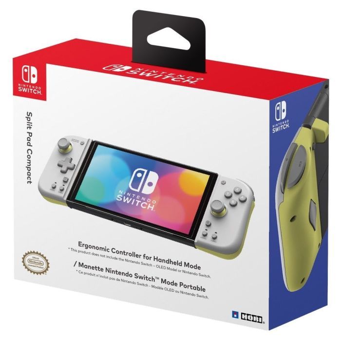 Геймпад Hori Split Pad Compact (Light Grey x Yellow) for Nintendo (NSW-373U) изображение 5