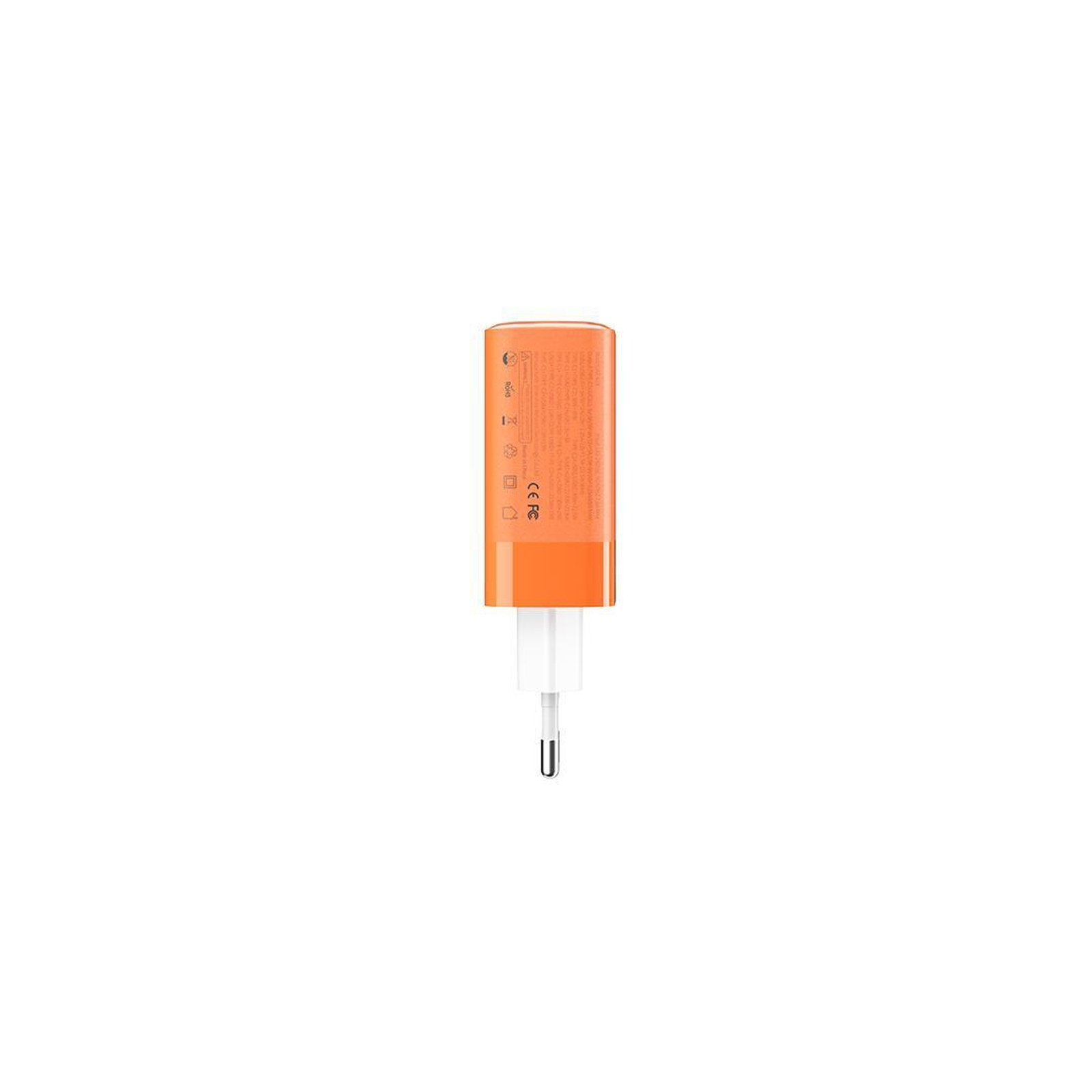 Зарядное устройство Proda AZEADA Seagulls AZ-19 GaN5 65W USB-A (QC4.0) USB-C (PD3.0) orange (AZ-19-OR) изображение 3
