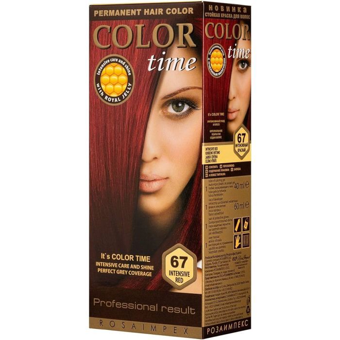 Краска для волос Color Time 67 - Интенсивный красный (3800010502900)