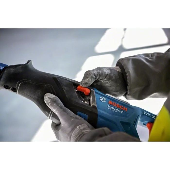 Сабельная пила Bosch GSA 185-LI, 18 В, пропил 230мм, ход 28мм (без АКБ и ЗУ (0.601.6C0.020) изображение 5