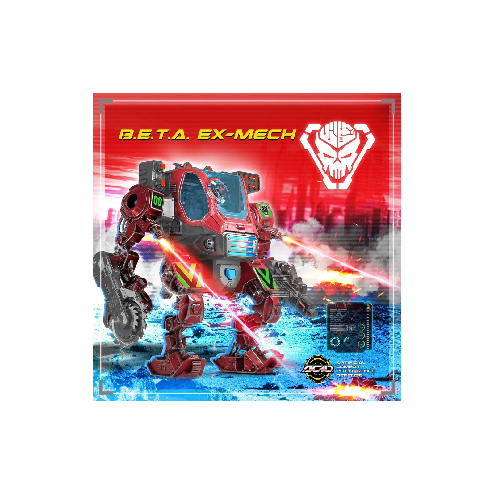 Игровой набор A.C.I.D. BETA EX-Mech/БЕТА ЭКС-Робот (535202) изображение 8