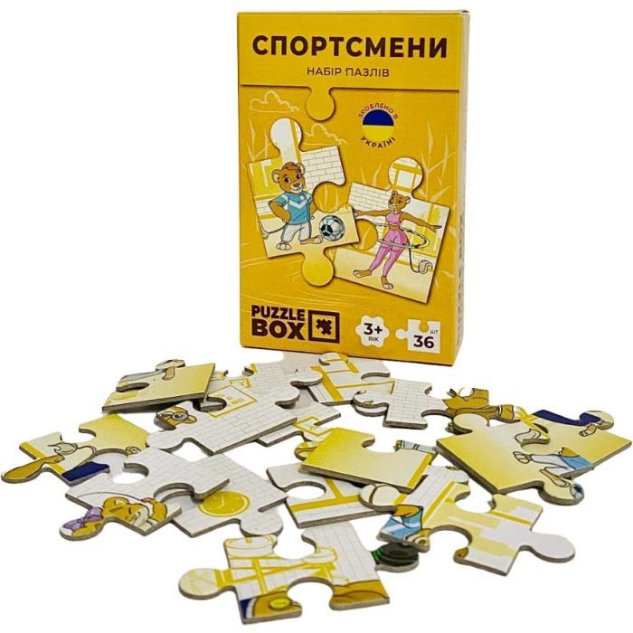 Пазл JoyBand набор Спортсмены 36 элементов (PB03) изображение 2